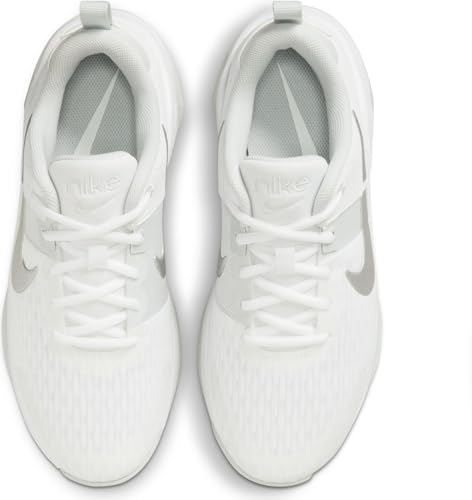 Nike Women's Sporty Low-Top Sneakers, White Silver White Metallic Silver Pure Platinum, 8.5