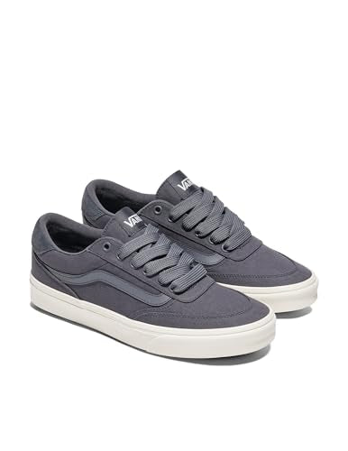 Vans Men's Brooklyn LS Shoe | Low-Top Sneakers for Everyday Wear, Walking, Work & Fashion, Chunky Lace Mono Asphalt, 10.5
