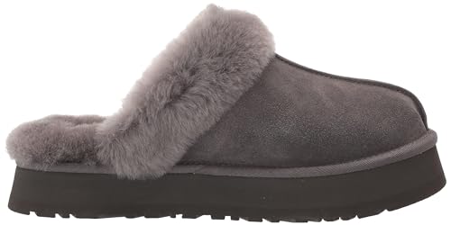 UGG Women's Disquette Slipper, Charcoal, 7