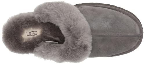 UGG Women's Disquette Slipper, Charcoal, 7