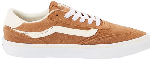 Vans Women's Brooklyn LS Shoe | Low-Top Sneakers for Everyday Wear, Walking, Work & Fashion, Suede Chipmunk, 8