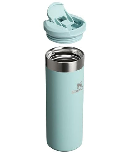 Stanley AeroLight Transit Bottle 20 oz | Locking Drink Through Lid | Leak Resistant Water Bottle or Coffee Travel Mug | Lightweight Insulated Stainless Steel | BPA-Free | Seafoam
