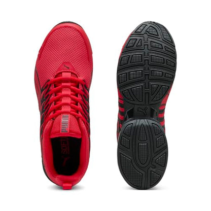 Puma Men's Voltaic EVO Cross Trainer, for All Time Red-Puma Black, 10