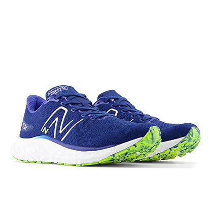 New Balance Men's Fresh Foam X Evoz V3 Running Shoe, Marine Blue/Night Sky/Thirty Watt, 7