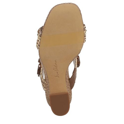 Sam Edelman Women's Dante Stone Heeled Sandal, Tawny Tan Multi, 6 Medium