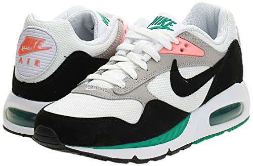 Nike Women's Air Max Correlate Sneaker, White/Black-new Green, 9