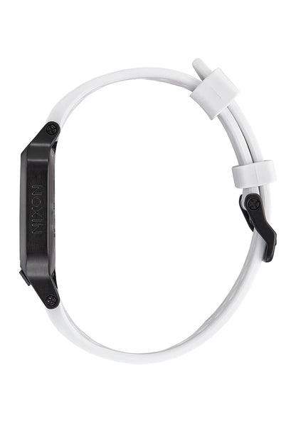 NIXON Heat A1320 - Digital Watch for Men and Women - 100M Water Resistant Exercise Workout and Running Watch - Mens Ultra Thin Lightweight Sport Watches - Custom 38 mm LCD Display, 20mm PU Band