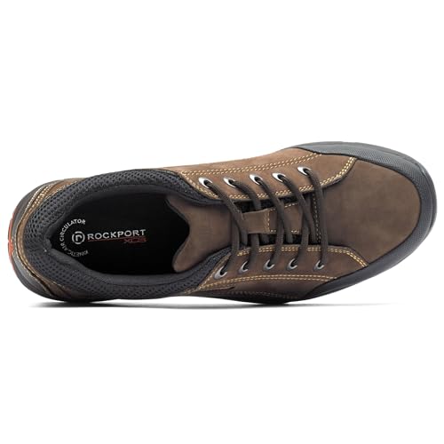 Rockport Men's Chranson Walking Shoe Dark Brown/Black 10.5 W (EE)-10.5 W