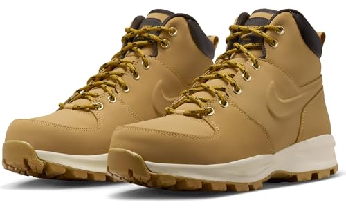 NIKE Men's Manoa Leather Boot, Haystack/Haystack/Velvet Brown, 10.5 D(M) US