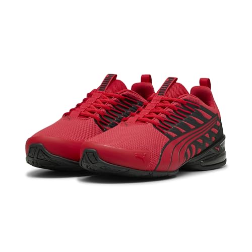 Puma Men's Voltaic EVO Cross Trainer, for All Time Red-Puma Black, 10