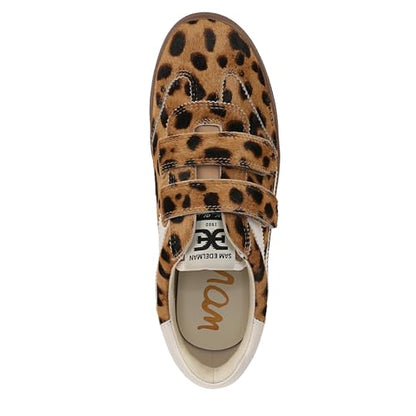 Sam Edelman Women's Talia Sneaker, Brown Leopard Multi, 7.5