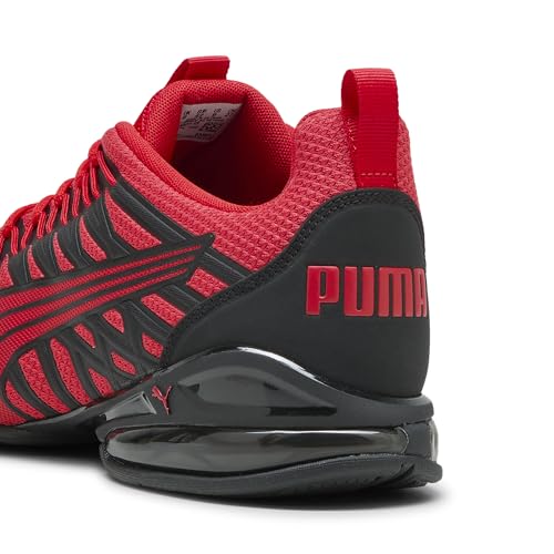 Puma Men's Voltaic EVO Cross Trainer, for All Time Red-Puma Black, 10