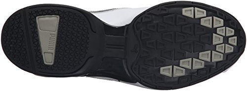 PUMA Men's TAZON 6 FM Cross Training Sneaker, Puma White-Puma Silver-Puma Black, 10.5