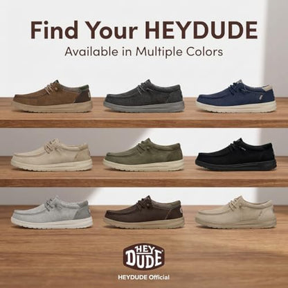 HEYDUDE Men's Paul | Mens Shoes | Men's Lace Up Loafers | Comfortable & Light-Weight