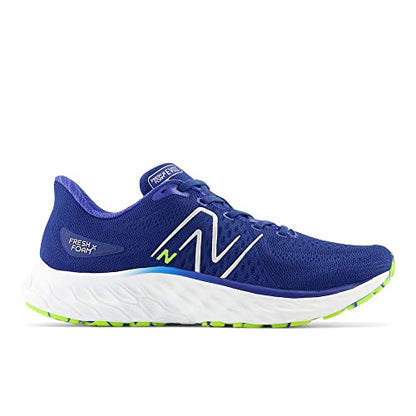 New Balance Men's Fresh Foam X Evoz V3 Running Shoe, Marine Blue/Night Sky/Thirty Watt, 7