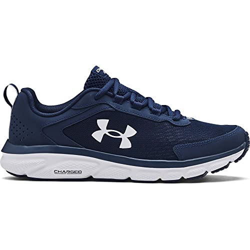 Under Armour Mens Charged Assert 9 Running Shoe, Academy Blue (400 White, 12 US