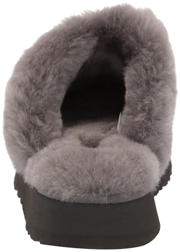 UGG Women's Disquette Slipper, Charcoal, 7