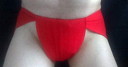 4 X Indian Traditional Underwear Red Langot Lankot Men Premium Loin Cloth Supporter Underpants loincloth Wrestler Underpants Mens Underwear Cotton Brief Red Color (4pcs)