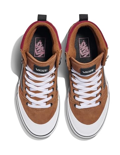 Vans Men's Ashwood Hi Vansguard Shoe | Water-Resistant High Top Sneakers for Everyday Wear, Suede Dachshund, 10
