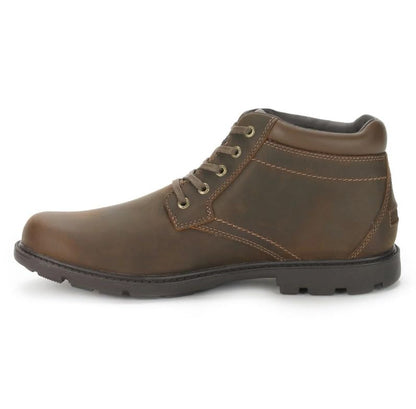 Rockport Men's Storm Surge Waterproof Plain Toe Boot, Tan, 10 Medium