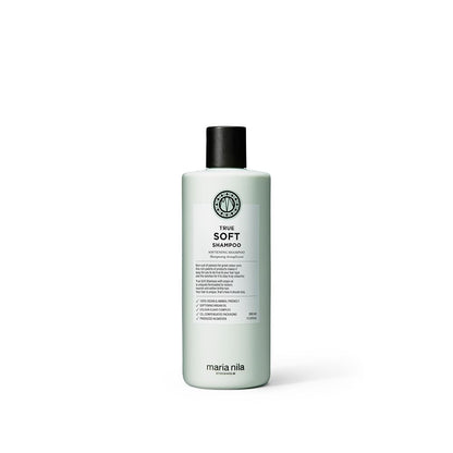 Maria Nila True Soft, Shampoo 11.8 Fl Oz, For Dry Hair, Argan Oil Remoisturises & Reduces Frizz, 100% Vegan & Sulfate/Paraben free
