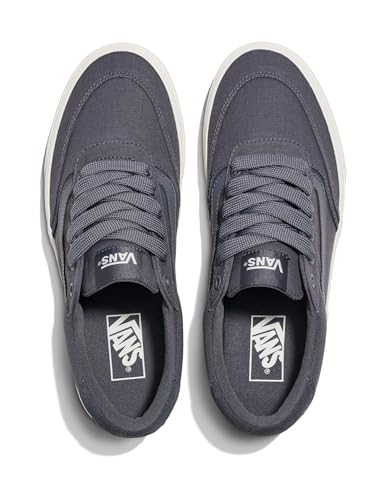 Vans Men's Brooklyn LS Shoe | Low-Top Sneakers for Everyday Wear, Walking, Work & Fashion, Chunky Lace Mono Asphalt, 10.5