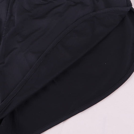 Mens Boxer Briefs with Large Split Sides No Inner Lining Black Color Size M