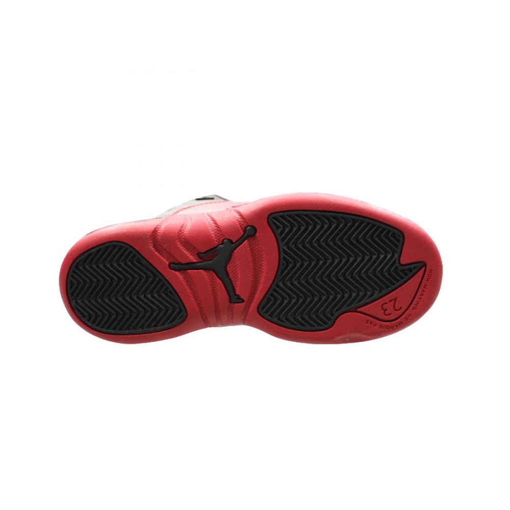 JORDAN 12 Retro Little Kids Style, Black/Varsity Red, 2