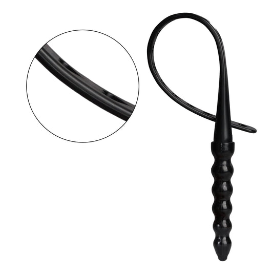 20-Inch Rubber Whip Riding Crop for Horseback Riding, Durable Non-Slip Handle, Lightweight Equestrian Training Crop