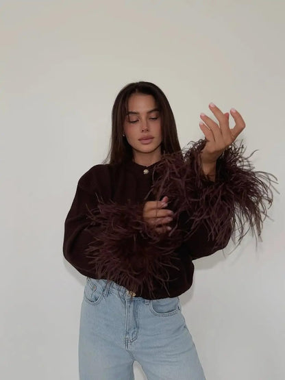 Cable Knit Cardigan Women Stretchy Comfy Casual Vintage Button Up Fringe Hem Sleeve Jackets for Women Trendy 2026