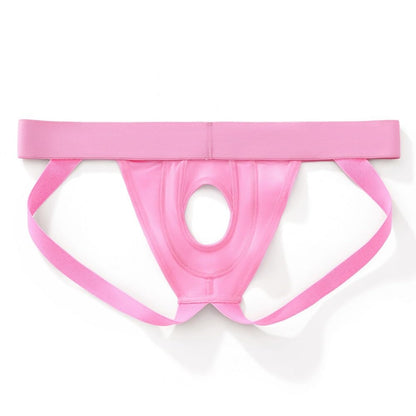 JOCKMAIL Mens Jockstrap Underwear Breathable Sport Thongs Athletic Supporters for Gym, Date and Everyday Wear (US, Alpha, XX-Large, Regular, Regular, Pink)