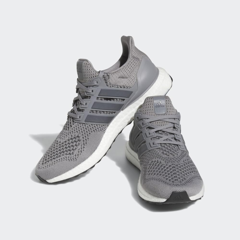 adidas Men's Ultraboost 1.0 Running Shoe, Grey/Grey/Black, 9