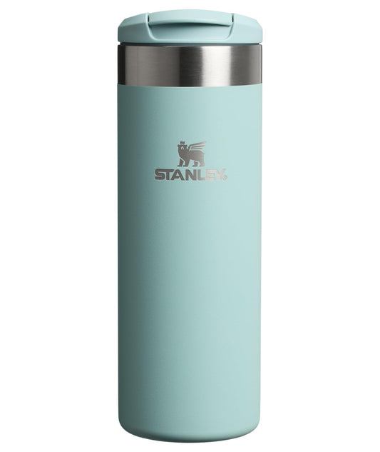 Stanley AeroLight Transit Bottle 20 oz | Locking Drink Through Lid | Leak Resistant Water Bottle or Coffee Travel Mug | Lightweight Insulated Stainless Steel | BPA-Free | Seafoam