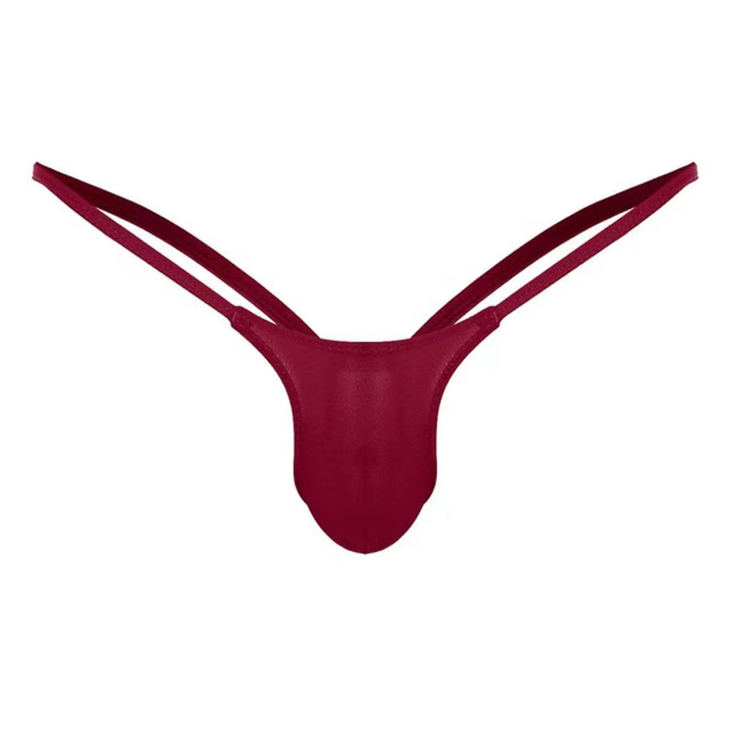 Evankin Men's Underwear See Through Sexy Jock Straps Underpants U-shaped Pouch T-shaped Pants Fun Underwear（Black-XS）