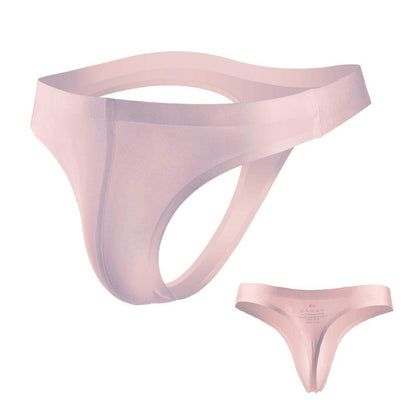 Seamless Free Breathing Male Smooth Ice Silk G-Strings & Thongs Underwear Men Brief (M, Black &navy blue& skin color（3 pieces）)