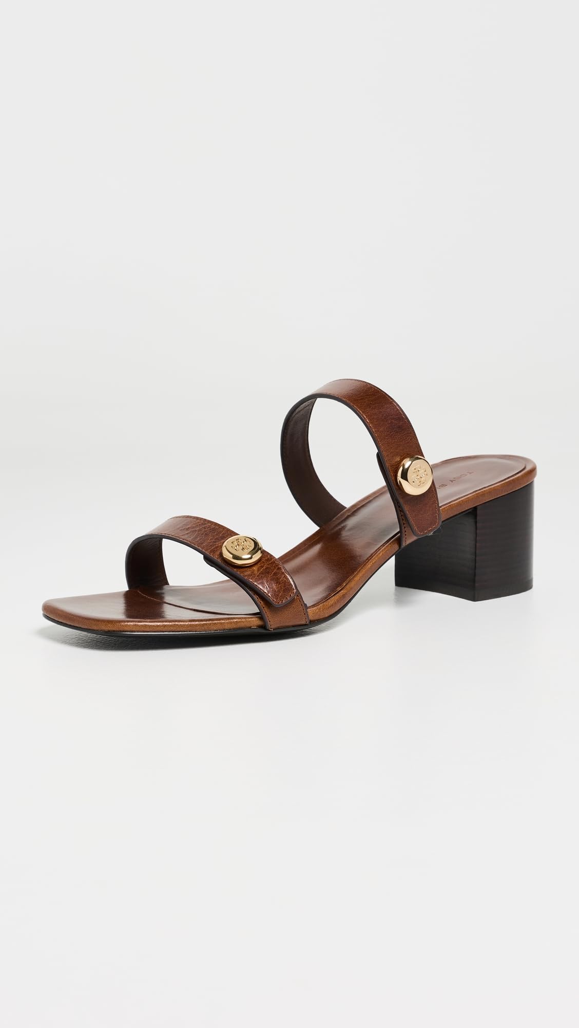 Tory Burch Women's Romy City Sandals, Deep Cuoio, 7 Medium US