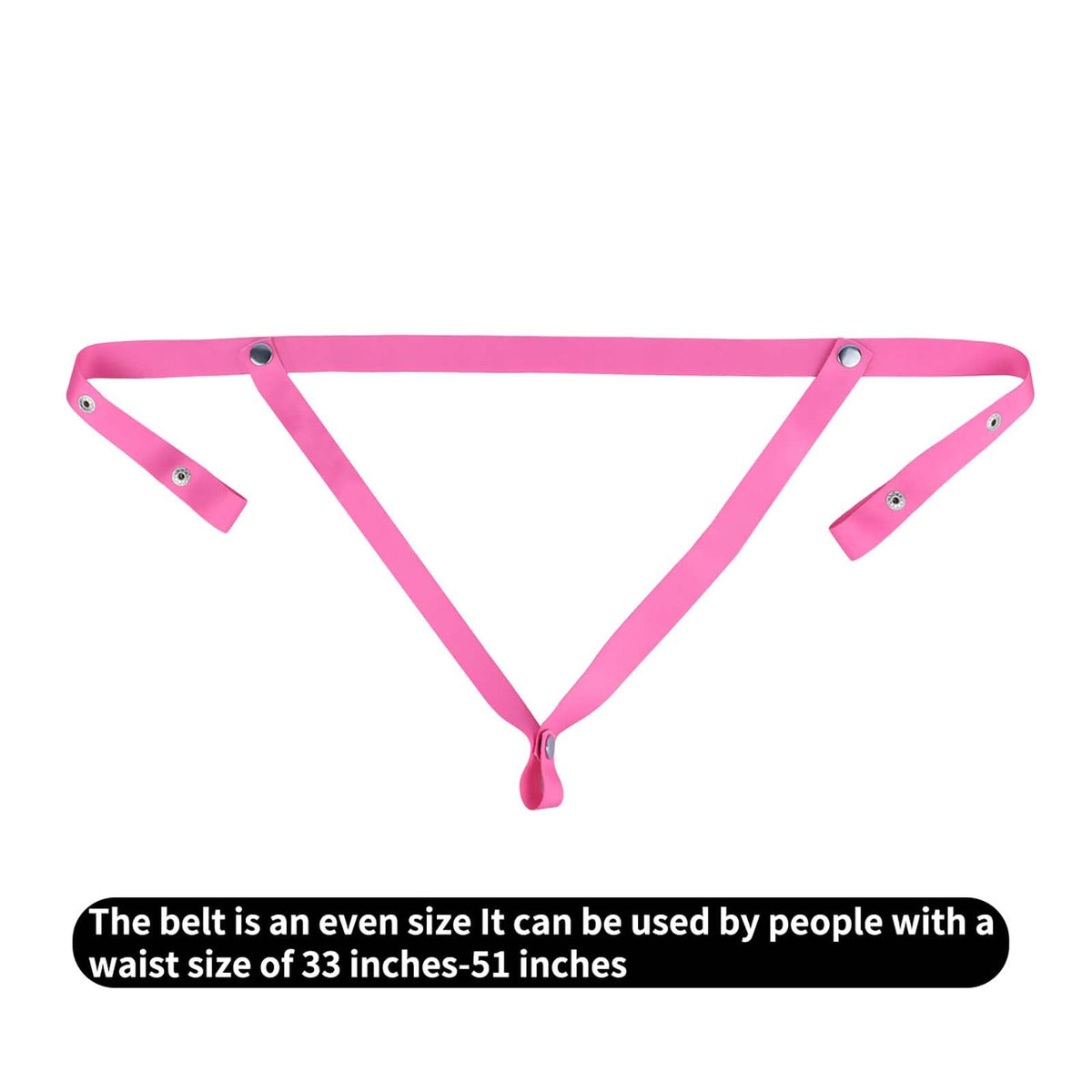 Men's Invisible Training Cage Cross Dressing Set, with Adjustable Belt, Breathable Design Training Set for Sissy Men，Pink Belt：A