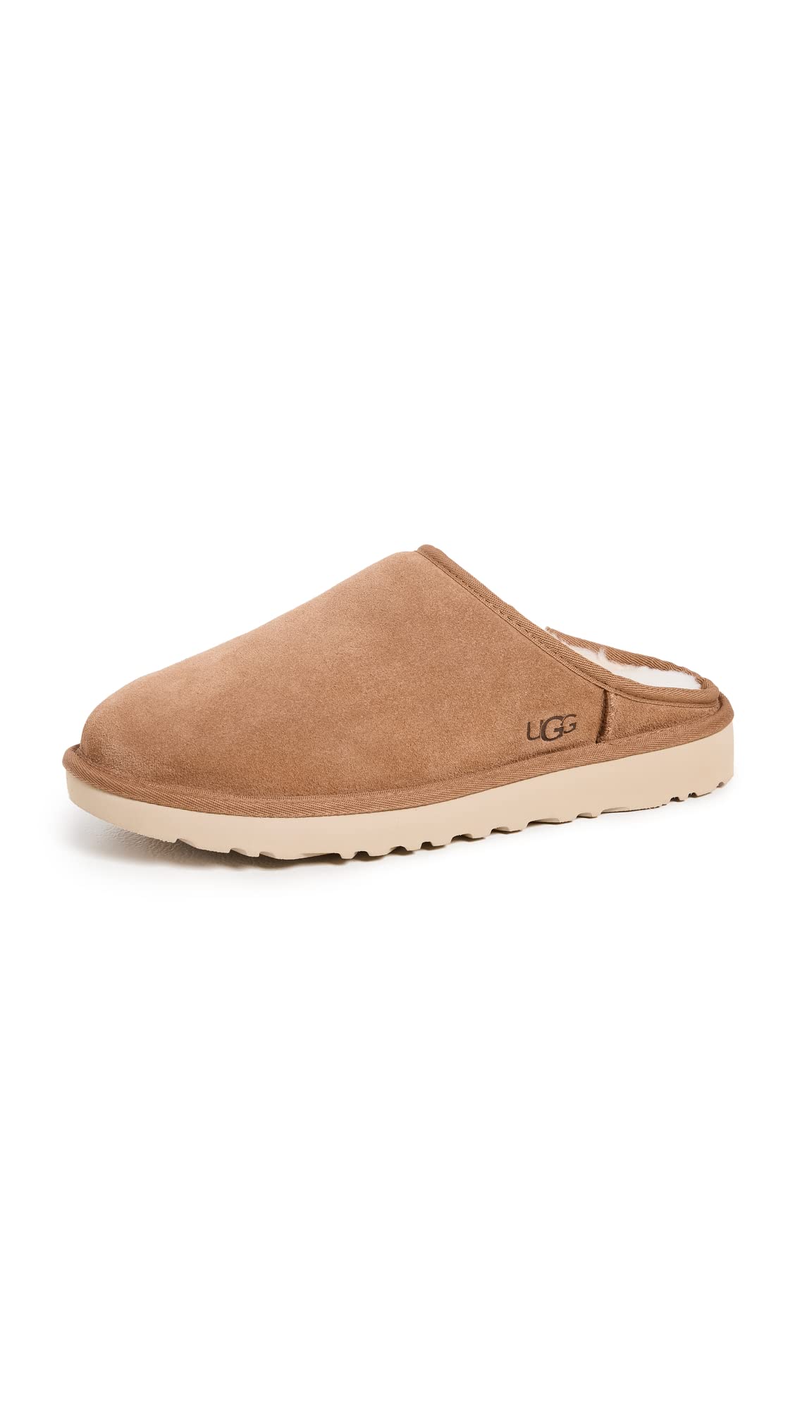 UGG Men's Classic Slip-On Slipper, Chestnut, 11