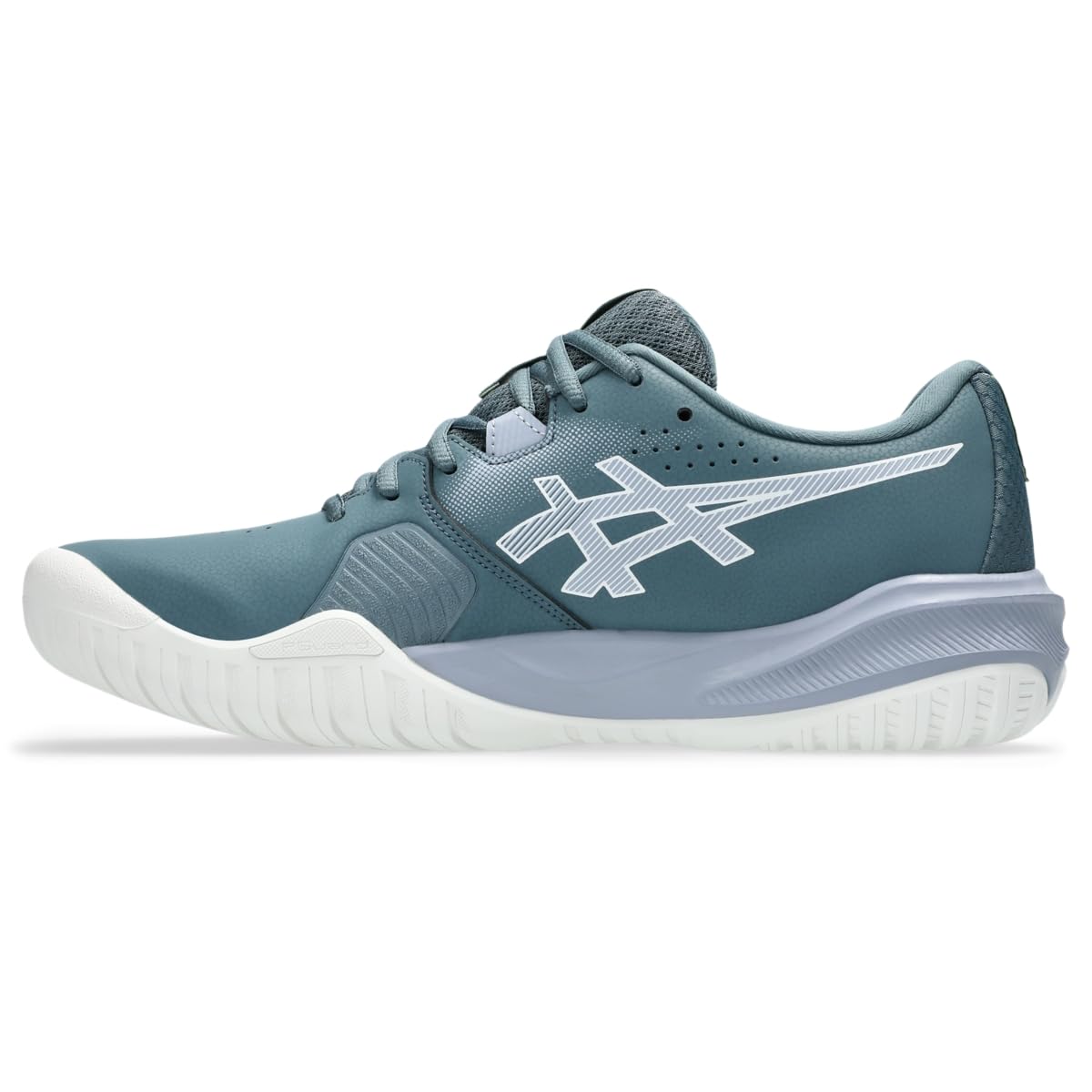 ASICS Men's Gel-Challenger 15 Tennis Shoes, 7.5, IRONCLAD/Grey Blue