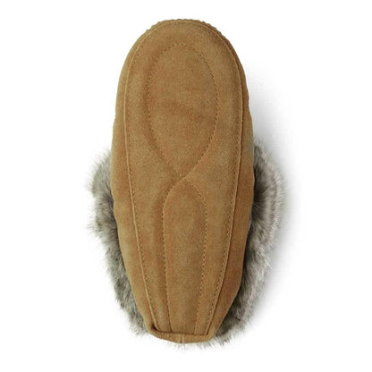 MANITOBAH Tipi Suede Moccasin Womens Oak L06