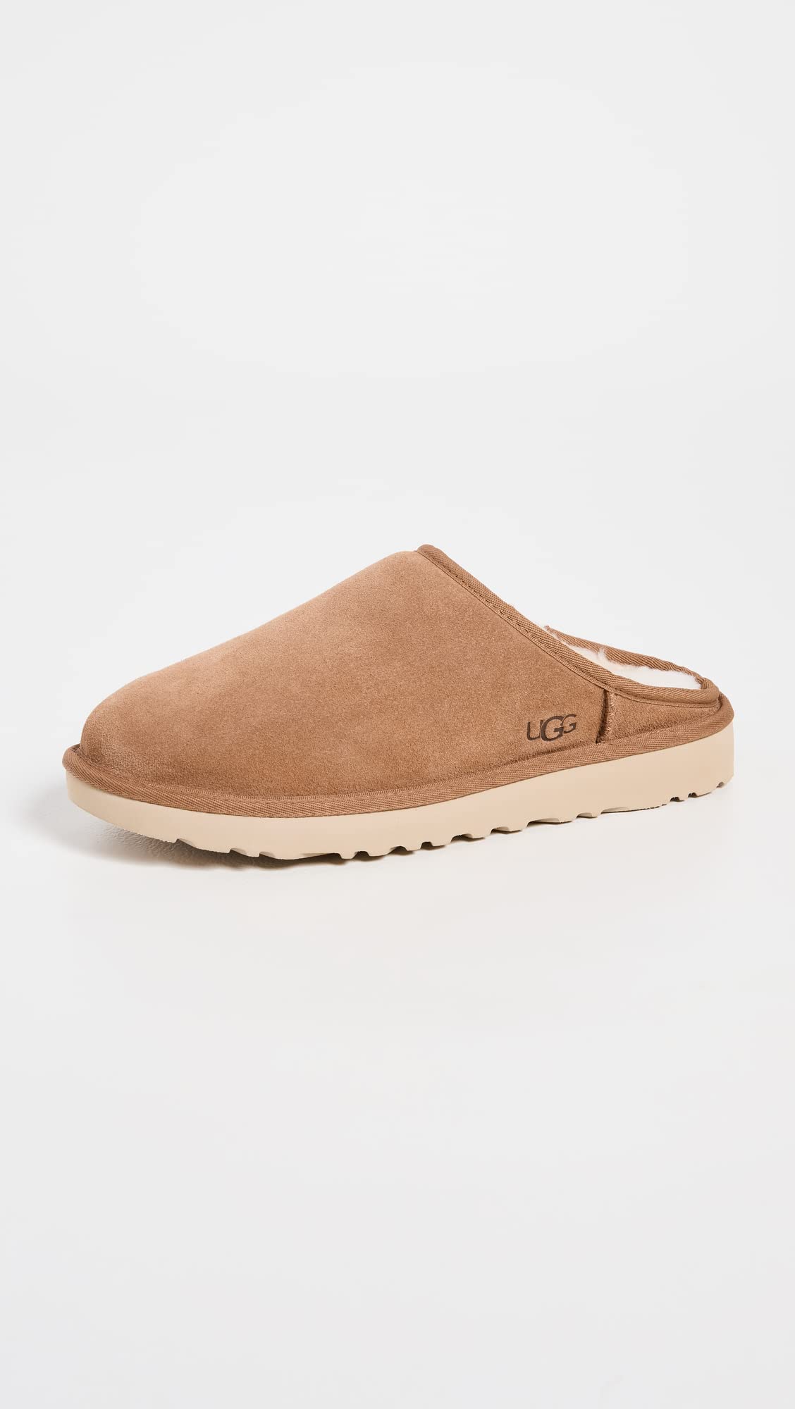 UGG Men's Classic Slip-On Slipper, Chestnut, 11