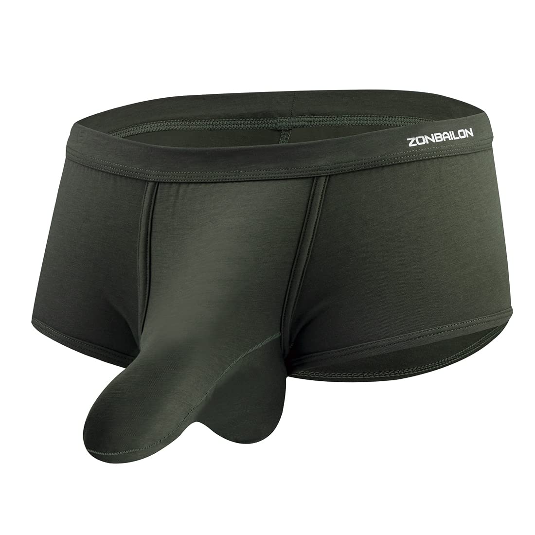 Men's Bulge Boxer Briefs Modal Underwear Separate Pouch Comfort Cool Dry Pack M