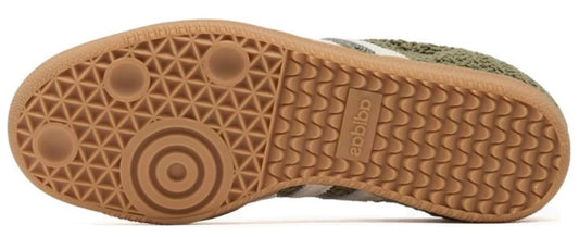 adidas Samba OG Womens Sneaker (Orbit Green Cream White, 7.5)