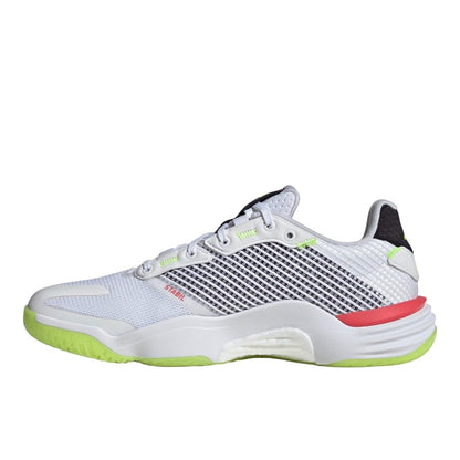 adidas Men's Stabil 16 Indoor Shoes White/Aurora Met./Aurora Plum 11.5 Medium