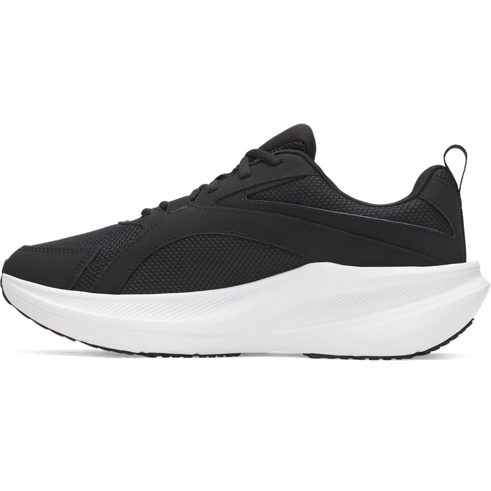 Under Armour Men's Charged Assert 11, (001) Black/Black/White, 8, US