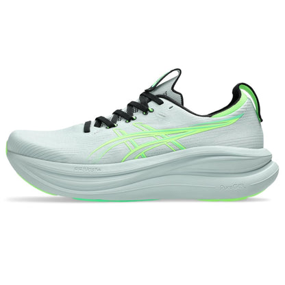 ASICS Men's Gel-Nimbus 28 Running Shoes, 7.5, Cold Moss/Illuminate Green