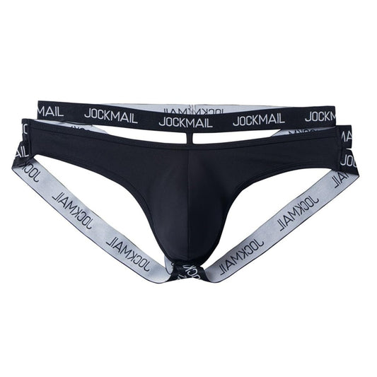 Mens Mesh Jockstrap Breathable Athletic Supporters Mens Thongs Jock Strap Male Underpants (X-Large, 254black)