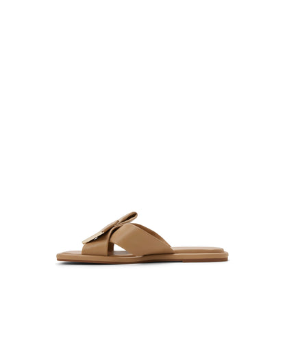 Ted Baker Women's Spencer Flat Sandal, Beige, 7