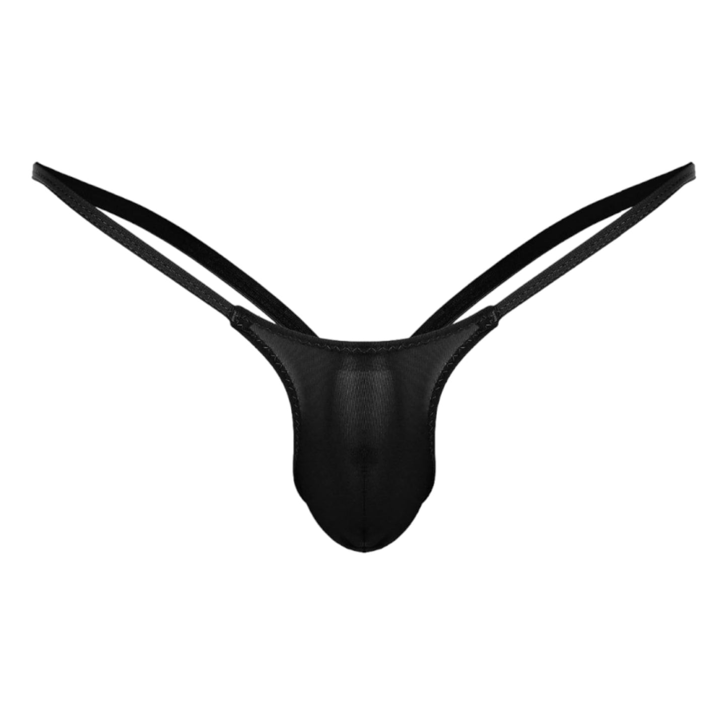 Men's Sissy G-String Thong Underwear Femboy Bulge Pouch Jockstrap Lingerie (as1, alpha, m, regular, regular, Black)