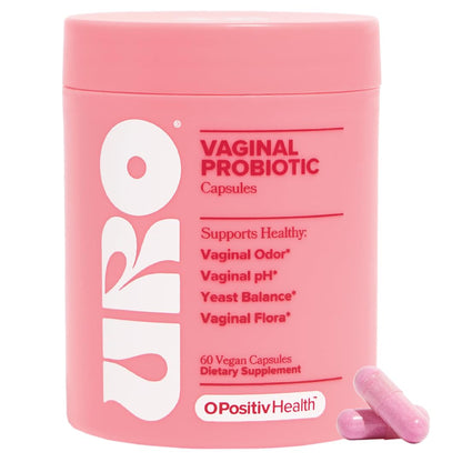 URO Vaginal Probiotics for Odor, Flora & pH Balance – 1-Month Supply
